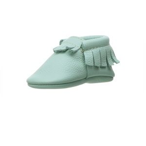 Freshly Picked Moccasins Cool Mint - Size 3 (12-18 months) NWOT